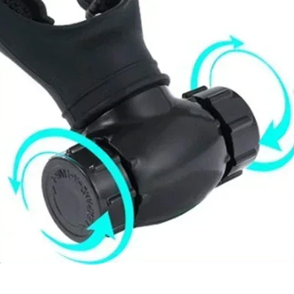 Portable Adjustable Breathing Trainer Lung Respirator Fitness Equipment Black