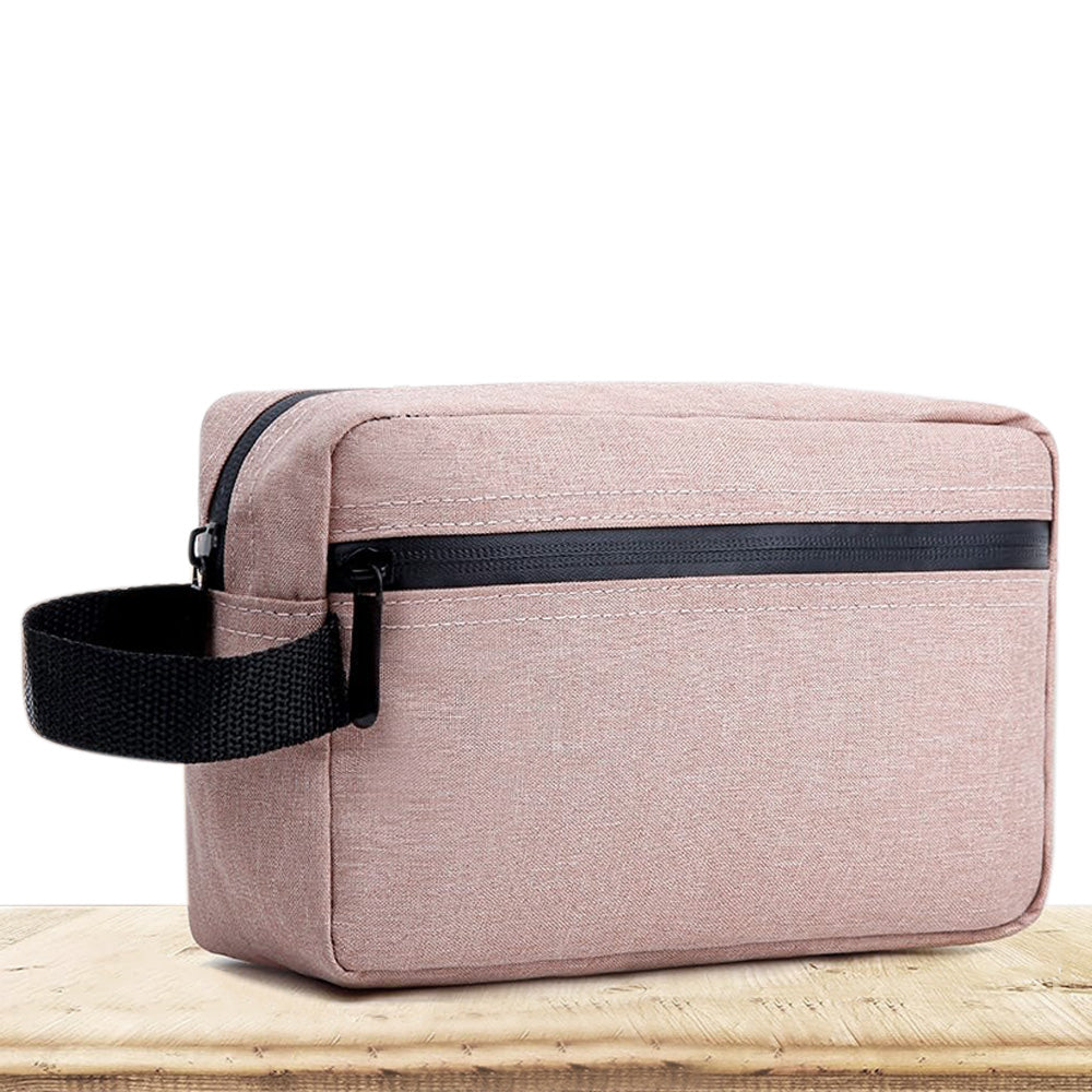 Travel Toiletry Bag Cosmetic Organizer for Women Men-Pink
