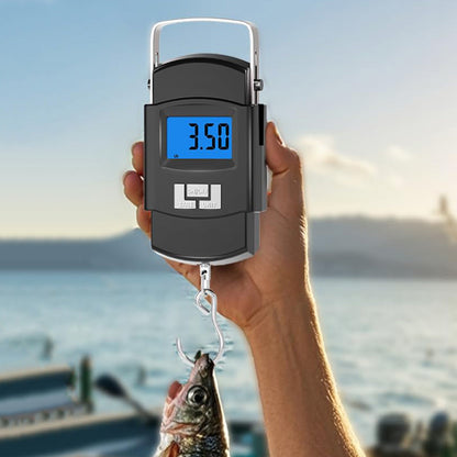 Portable LCD Digital Fishing Scale with Handle Hanging Weighing Tool