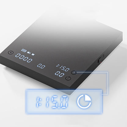 Coffee Scale Electronic Espresso Scale with Water Flow Rate and Timer Function
