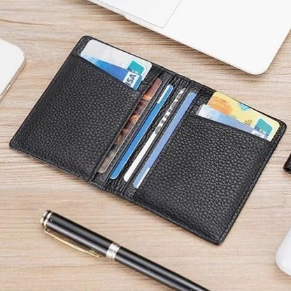 2Pcs PU Leather Card Holder Slim Credit Card Organizer
