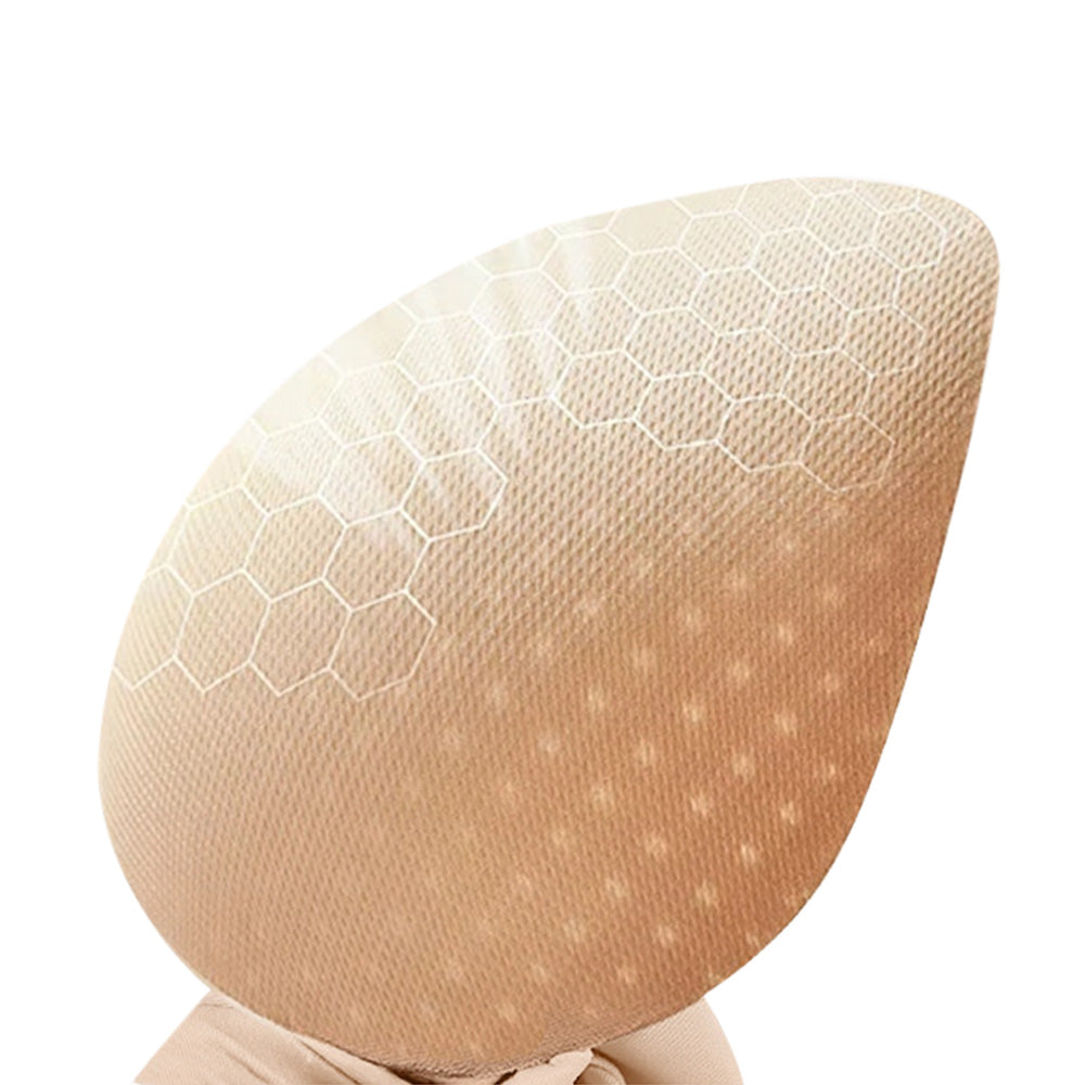 Seamless Wireless Plus Size Bra Full Coverage Comfortable Everyday Support for Women-Beige