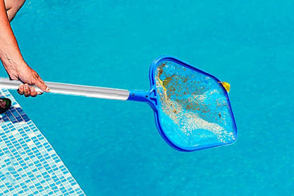 Pool Skimmer Net Pool Net with 5 Pole Sections for Swimming Pools Spas Hot Tubs