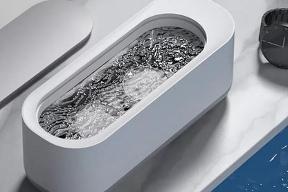 Ultrasonic Cleaner Sonic Wave Tank False Teeth Glasses Watch Jewelry Cleaning Machine 300ML