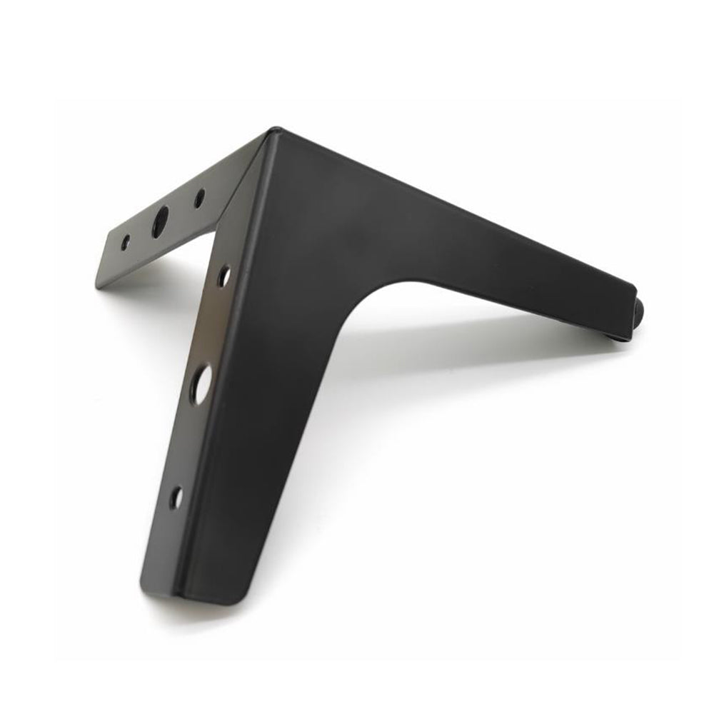 Set of 4Pcs Furniture Legs Metal Feet Triangle Feet Replacement Cabinet Dresser Legs Black