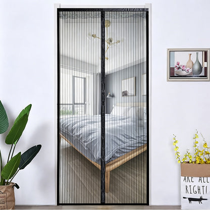 No-Drill Attraction Mosquito Screen Door Curtain