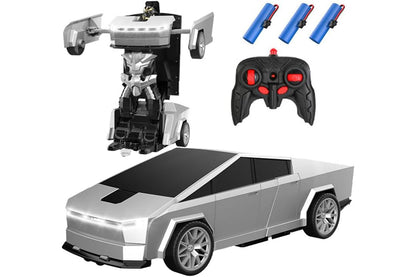 Transform Remote Control Cars Cyber Truck Remote Control Car with Light Effect-Tesla