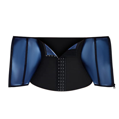 Sweat Belt for Fitness Slimming Training Waist Wrap Blue