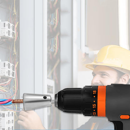 2Pcs Wire Twister Tools for Drill Wire Nut Twister Shank Cable Wire Twisting Tools