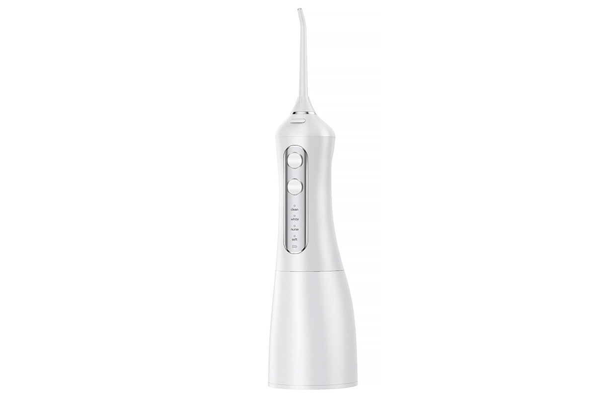 Sonic Electric Toothbrush and Water Flosser Combo with 4 Brush Heads-White