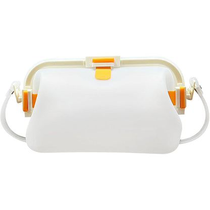 Water-resistant Foldable Silicone Beach Bag with Handle - Green