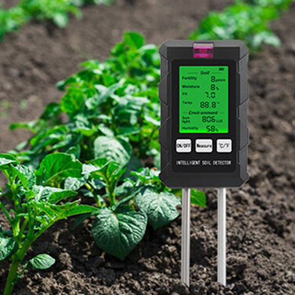 6 in 1 Soil Moisture Meter with PH Meter and Plant Temperature for Garden