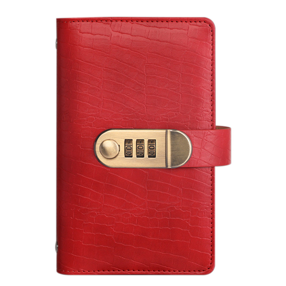 100 Envelope Savings Challenge Book with 3 Digit Combination Lock - Red