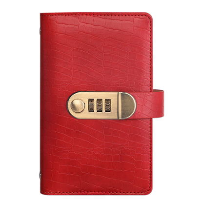 100 Envelope Savings Challenge Book with 3 Digit Combination Lock - Red