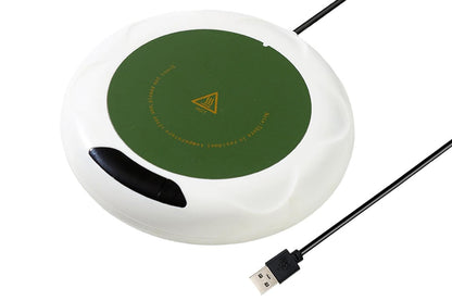 USB Coffee Mug Warmer With Adjustable Temperature Cup Warmer For Office-White
