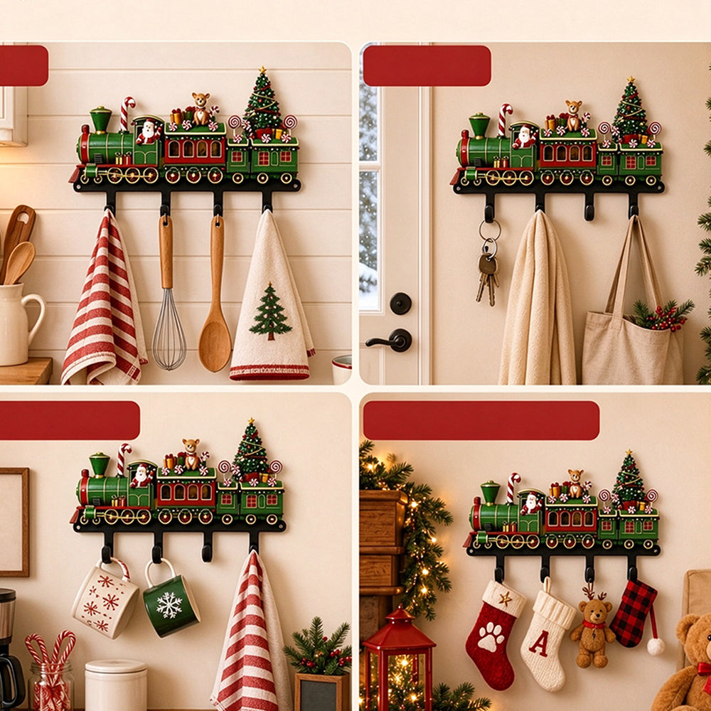 Christmas Wall Hanger Shelf Christmas Storage Rack with Light