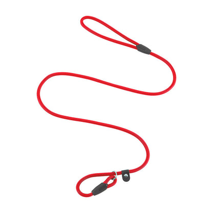 2 Pack 140cm Nylon Slip Lead Dog Leash P Chain Pet Training Rope Red