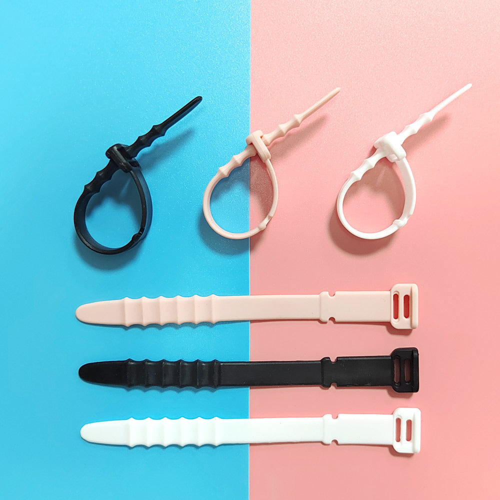 40pcs Fishbone Cable Winder Cord Clip Organizer Earphone Cable Protector USB Wire Tie
