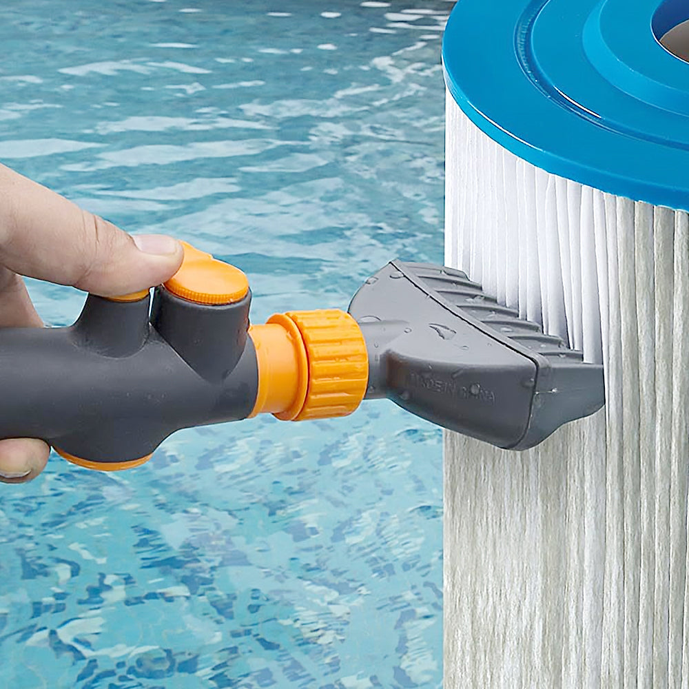 Water Wand Tub Spa Filter Pool Cartridge Cleaner Brush Cleaning Tool