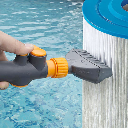 Water Wand Tub Spa Filter Pool Cartridge Cleaner Brush Cleaning Tool