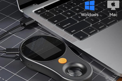 2Pcs Macro Digital Microscope Fixed Focus Portable Handheld Magnifying Glass 200W Pixel 500X Magnification