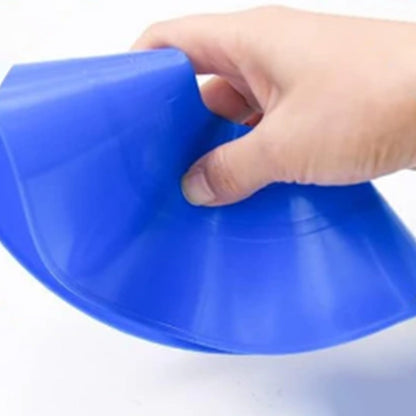 50Pcs Soccer Cones with Storage Bags and Brackets Sports Training Marker Discs