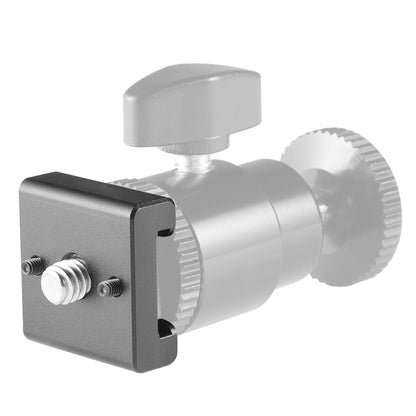 Cold Shoe Mount Adapter with 1/4 inch Thread Hole Cold Shoe Bracket for Camera DSLR Flash LED Light Monitor