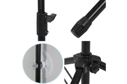 50cm Prize Wheel with Folding Tripod Stand 12 Slots Tabletop Spinning Whee