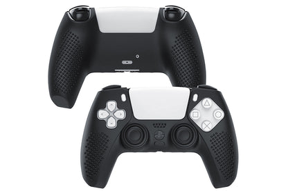 Silicone Skin Case Cover and 10 Grip Caps for Sony PS5 Controller Accessories