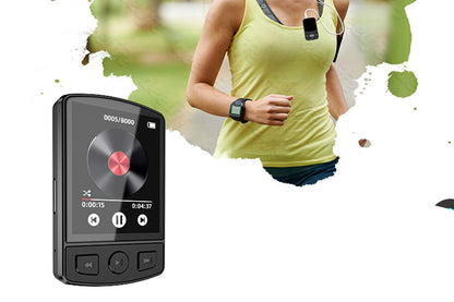 Portable Bluetooth 5.0 MP3 Player with FM Radio Clip On Sports Music Player