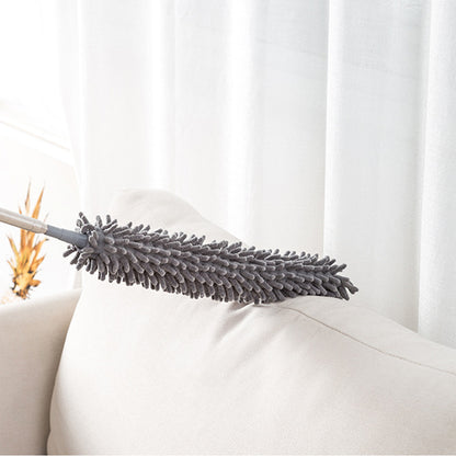 5-in-1 Extendable Duster Cleaning Kit with 2.5m Telescopic Pole and Washable Microfiber Heads