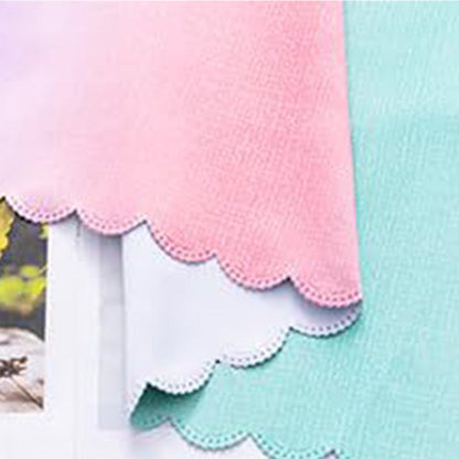 Double-Layer Colorful Curtain Single Panel Light Blocking Curtain Room Decor
