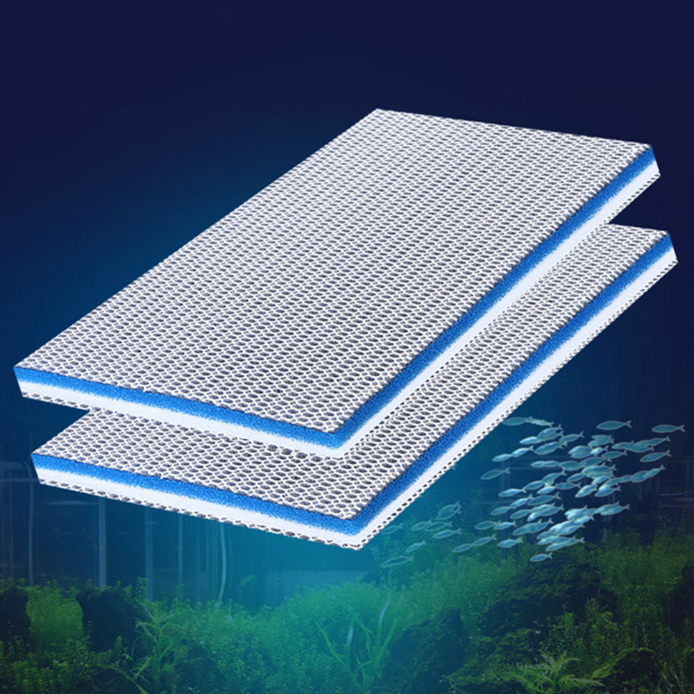 2 Piece Thickened 8D Aquarium Filter Pads for Fish Tank