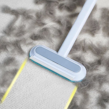 2Pcs Set Pet Hair Removers for Furniture Reusable Hair Brush for Carpets Bedding
