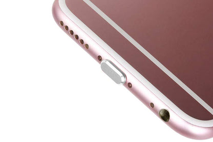 Phone Speaker Dustproof Stickers Protector Kit for iPhone-Silver