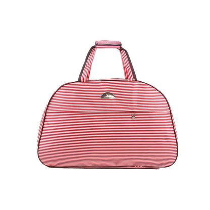 Travel Duffle Trolley Bag Rolling Carry Bag with Wheels Weekender Bags Red