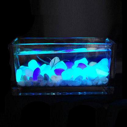 100Pcs Glow-in-the-Dark Pebbles Multicolour