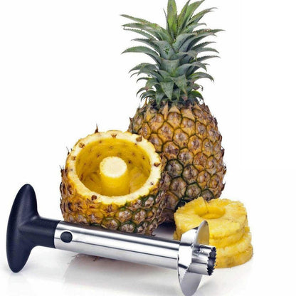 2Pcs Pineapple Peeler Stainless Steel Fruit Corer Slicer Parer Kitchen Tool