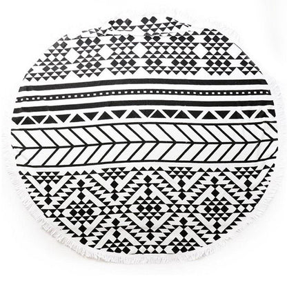 Microfibre Round Beach Towel Style 3