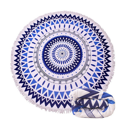 Microfibre Round Beach Towel Style 2