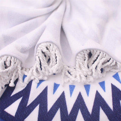 Microfibre Round Beach Towel Style 2