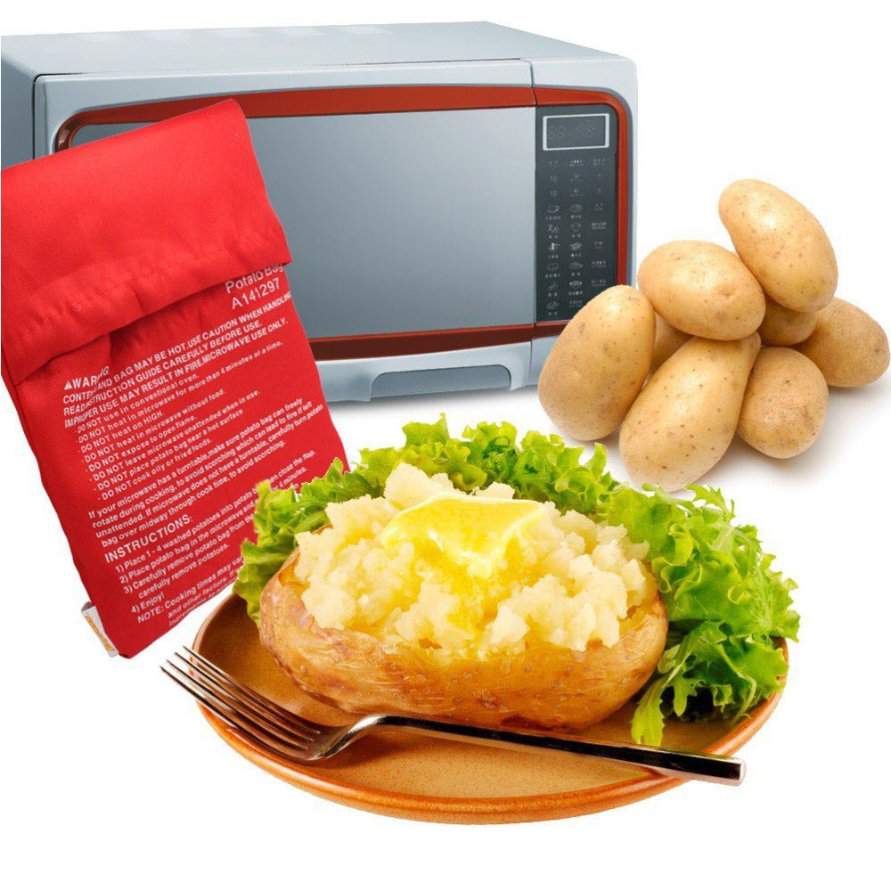 6Pcs Kitchen Microwavable Instant Potato Bags