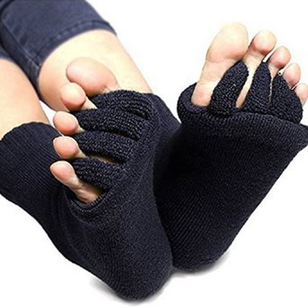 3 Pairs of Toe Separator Socks Women's Yoga Gym Socks Foot Socks