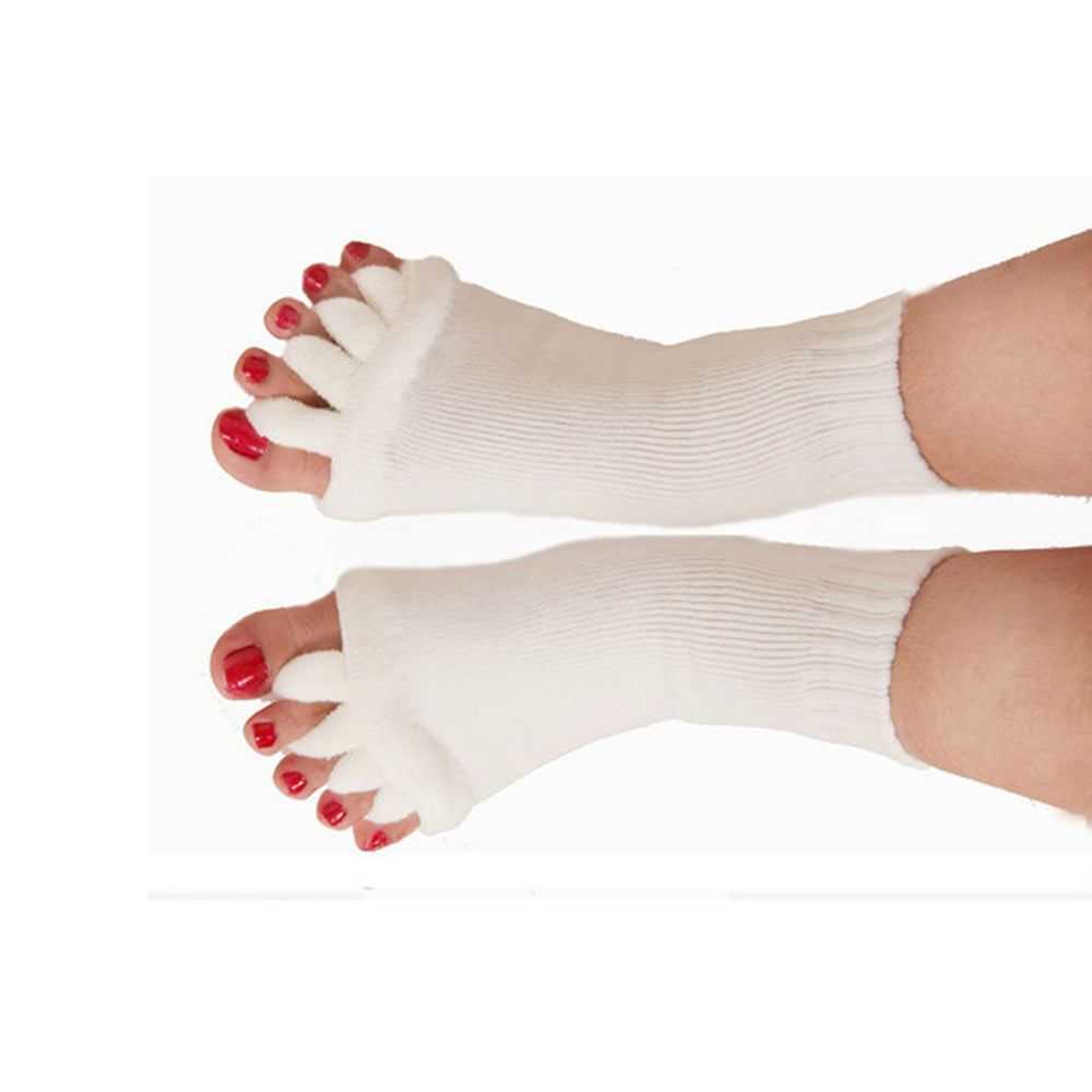 3 Pairs of Toe Separator Socks Women's Yoga Gym Socks Foot Socks