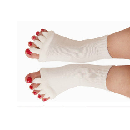 3 Pairs of Toe Separator Socks Women's Yoga Gym Socks Foot Socks