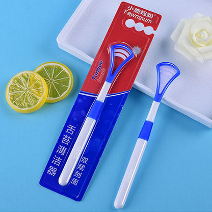 3 Pcs Easy to Use Silicone Tongue Cleaner Random Color