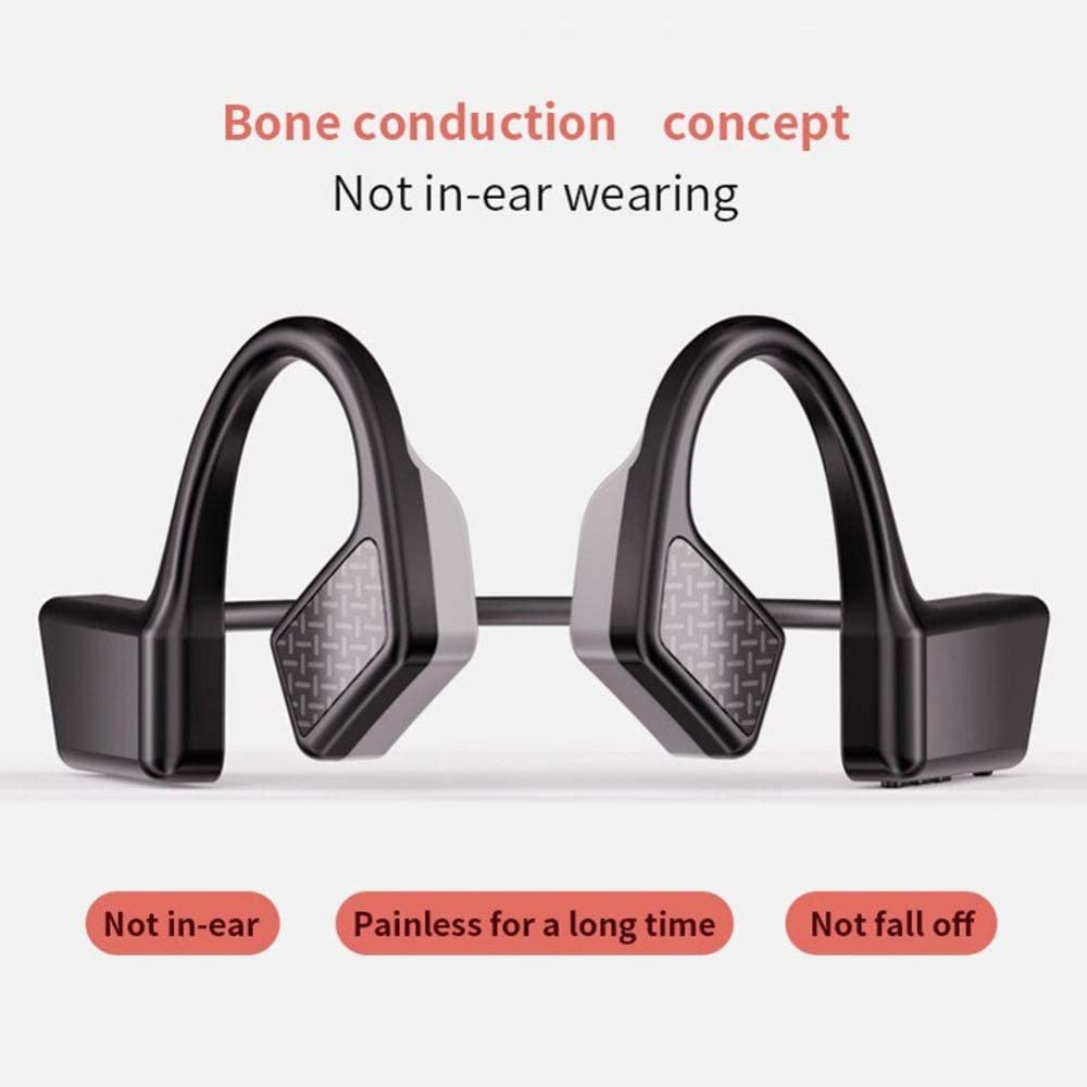 Bone Conducting Headphones K08 Bluetooth Wireless Headphones Wireless Earbuds Black