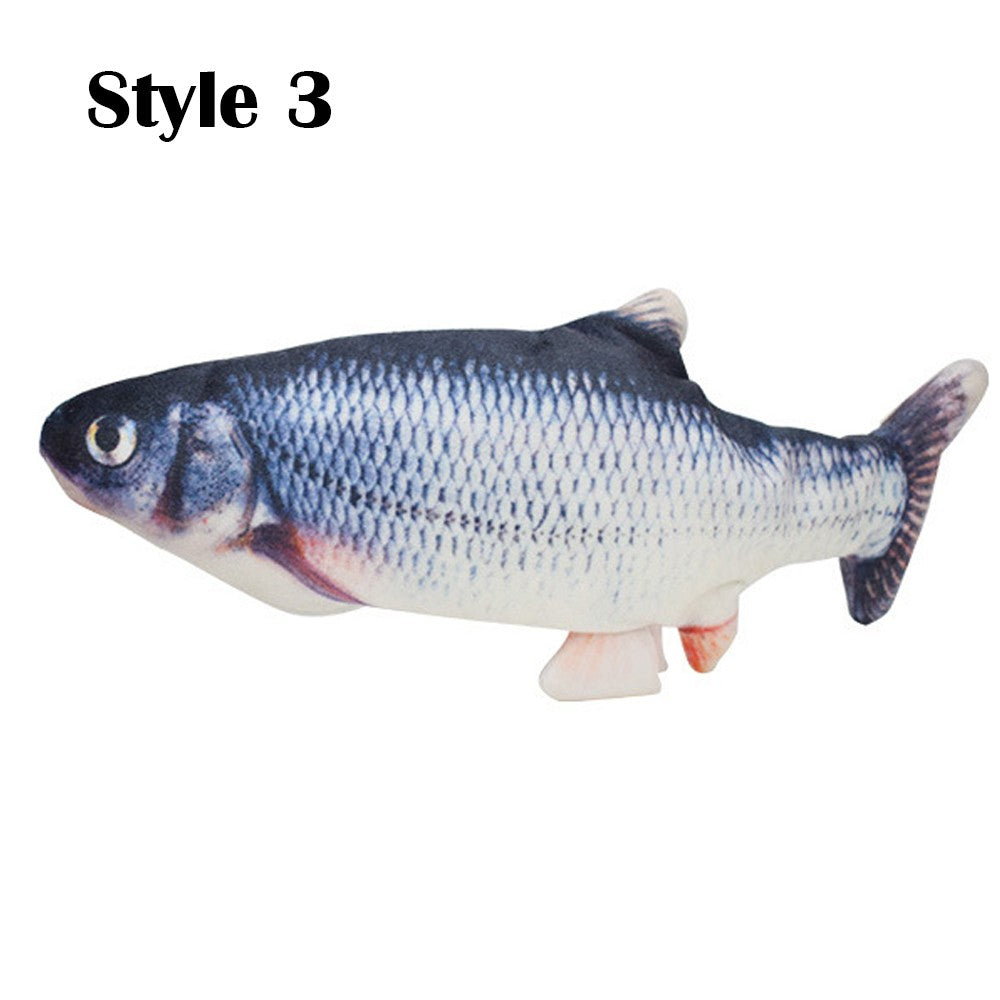 USB Rechargeable Realistic Moving Fish Cat Toys