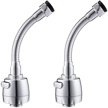 2 Mode Kitchen Sink 360 Flexible Extension Hose Faucet Sprayer Attachment Nozzle