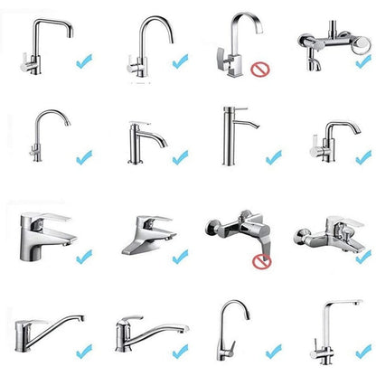 2 Mode Kitchen Sink 360 Flexible Extension Hose Faucet Sprayer Attachment Nozzle